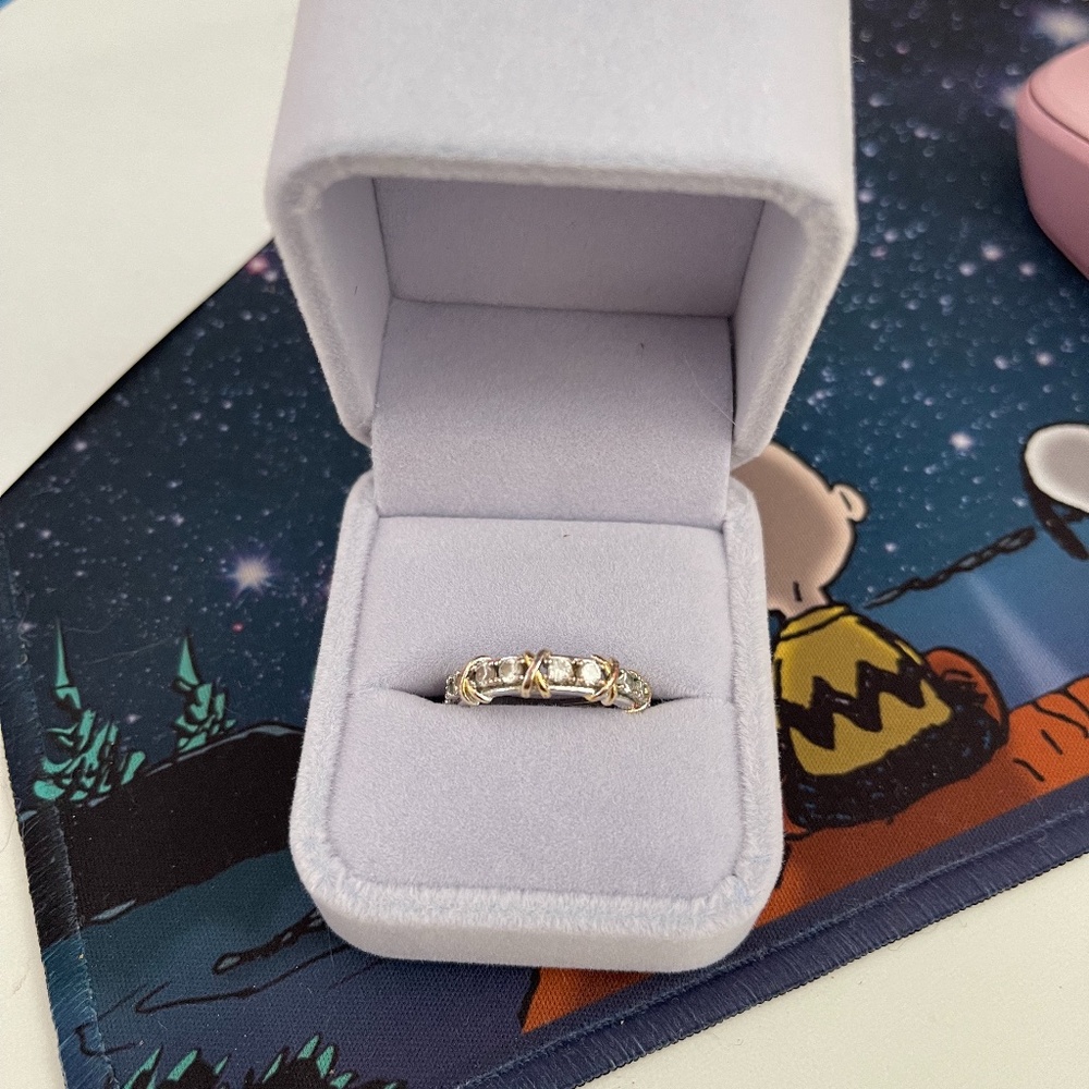 XO CZ Ring size 7